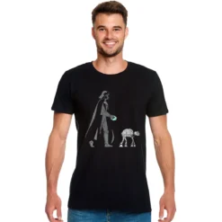 Star Wars - Darth Vader Dog Walker T-Shirt schwarz