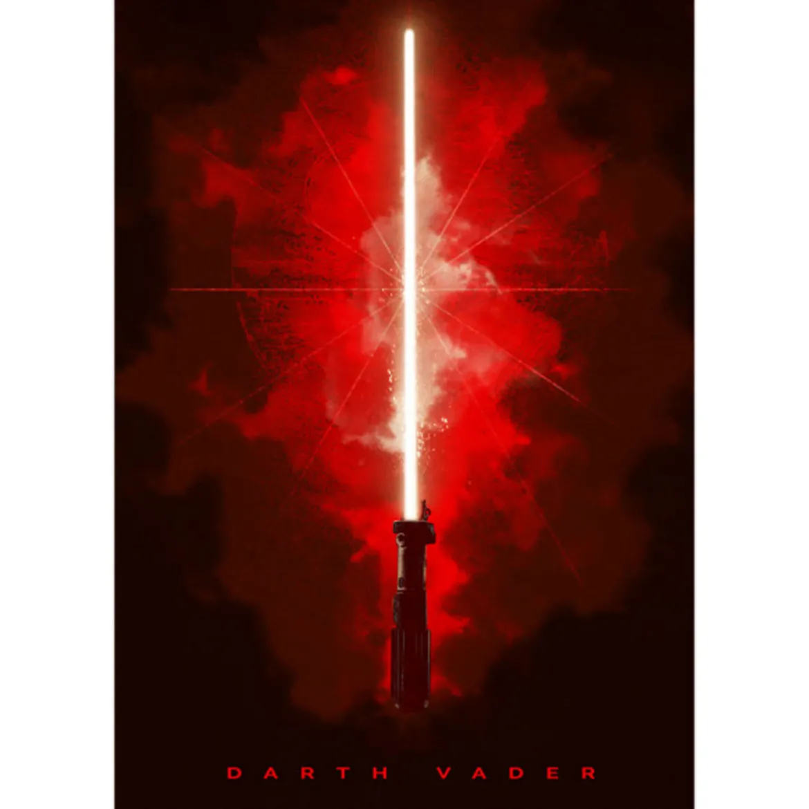 Star Wars - Darth Vader Lichtschwert Metall Poster
