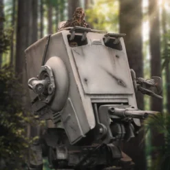 Star Wars Demi Art Scale Statue 1/20 AT-ST and Chewbacca 53