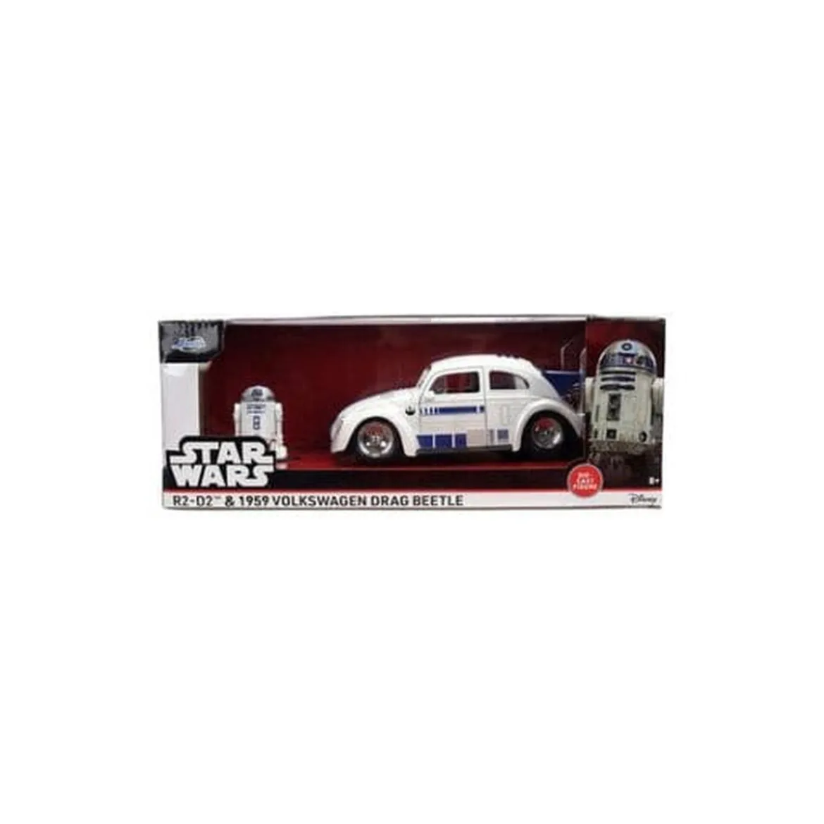 Star Wars Diecast Modell 1:24 R2-D2 1959 VW Drag Beetle