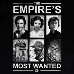 Star Wars - Empire's Most Wanted T-Shirt schwarz