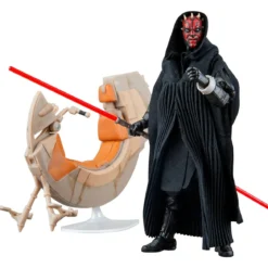 Star Wars Episode I Black Series Fahrzeug mit Actionfigur Darth Maul & Sith Speeder 25th Anniversary