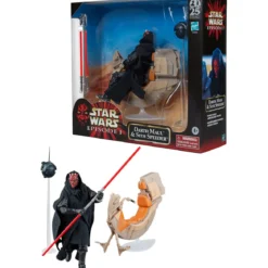 Star Wars Episode I Black Series Fahrzeug mit Actionfigur Darth Maul & Sith Speeder 25th Anniversary