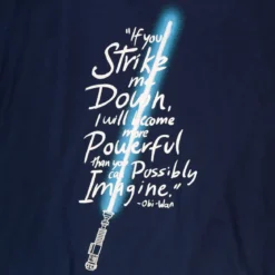 Star Wars - If You Strike Me Down T-Shirt blau