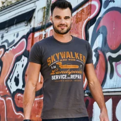 Star Wars - Landspeeder T-Shirt grau