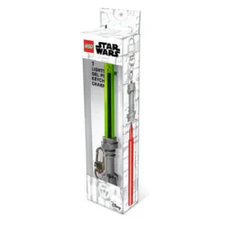 Star Wars - LEGO Lichtschwert Gelstift mit Karabiner grün