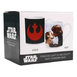 Star Wars - Leia und Han Solo Thermoeffekt Tasse