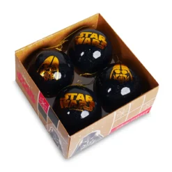 Star Wars - Logo Weihnachtsbaumkugeln 4er Set