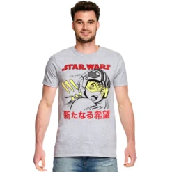 Star Wars - Luke Anime T-Shirt grau