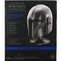 Star Wars - Mandalorian Mini Helm Replik auf Base