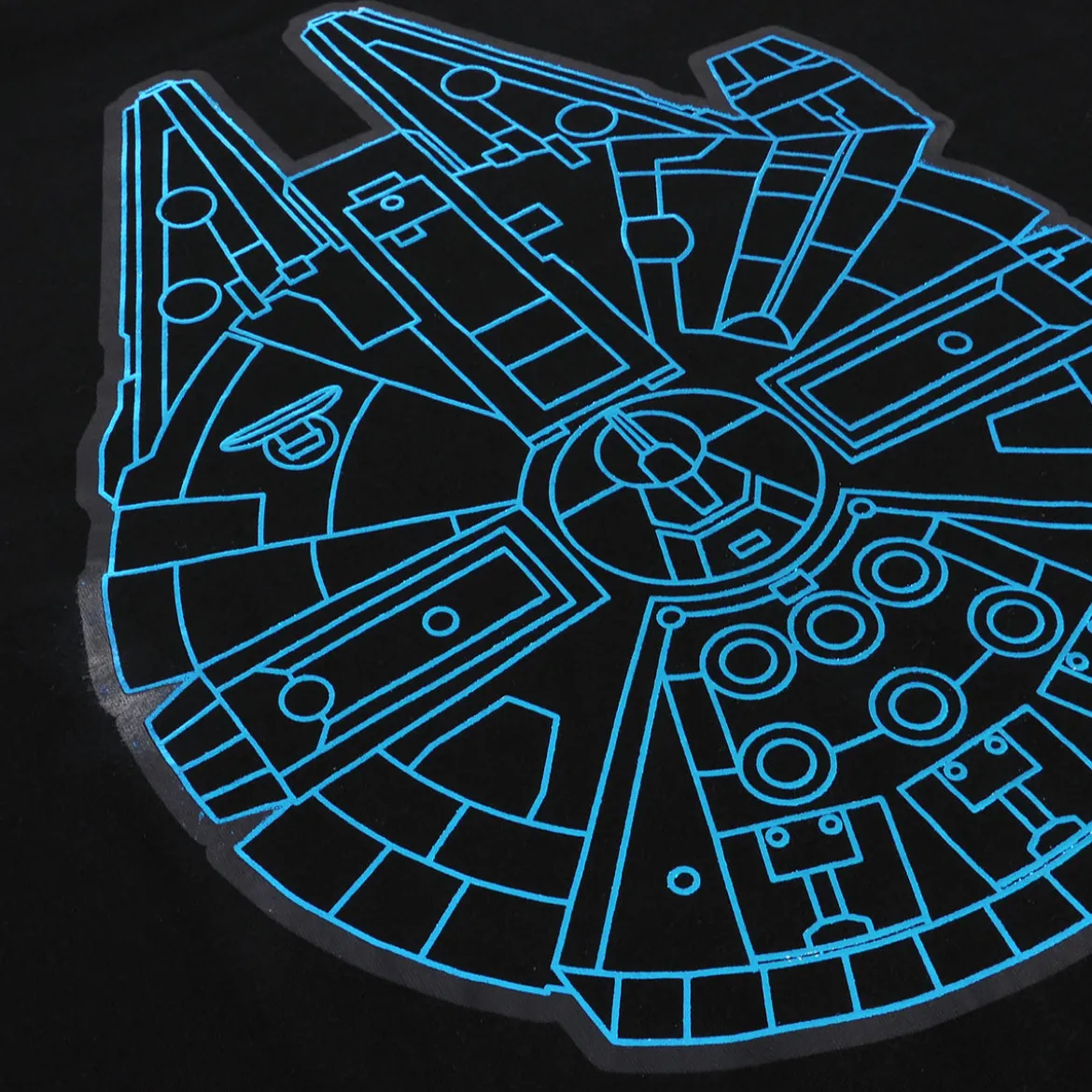 Star Wars - Millennium Falcon T-Shirt schwarz