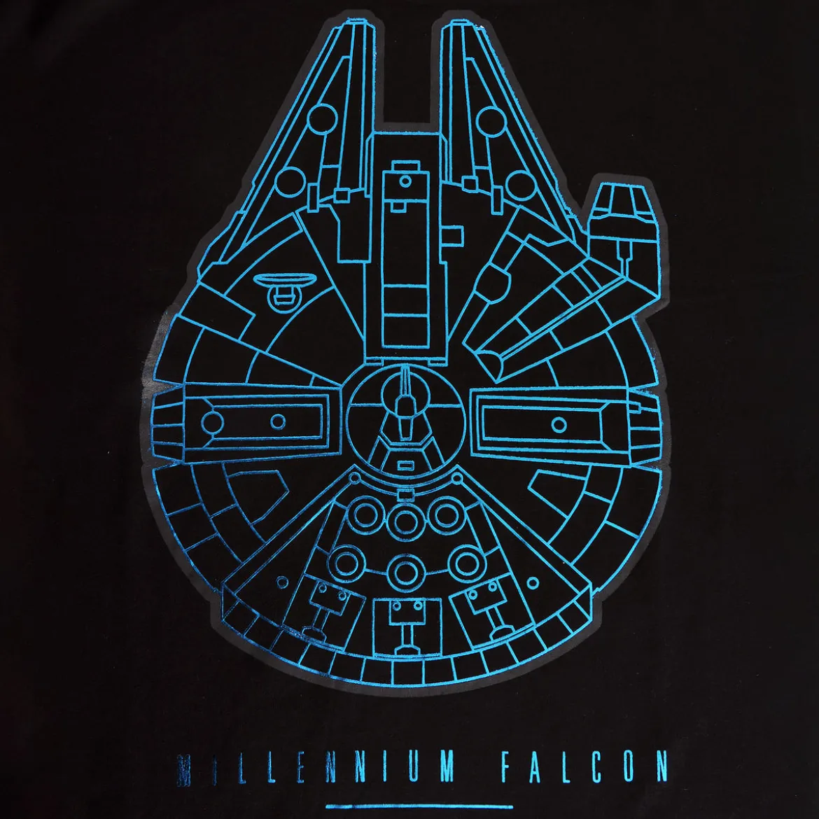 Star Wars - Millennium Falcon T-Shirt schwarz
