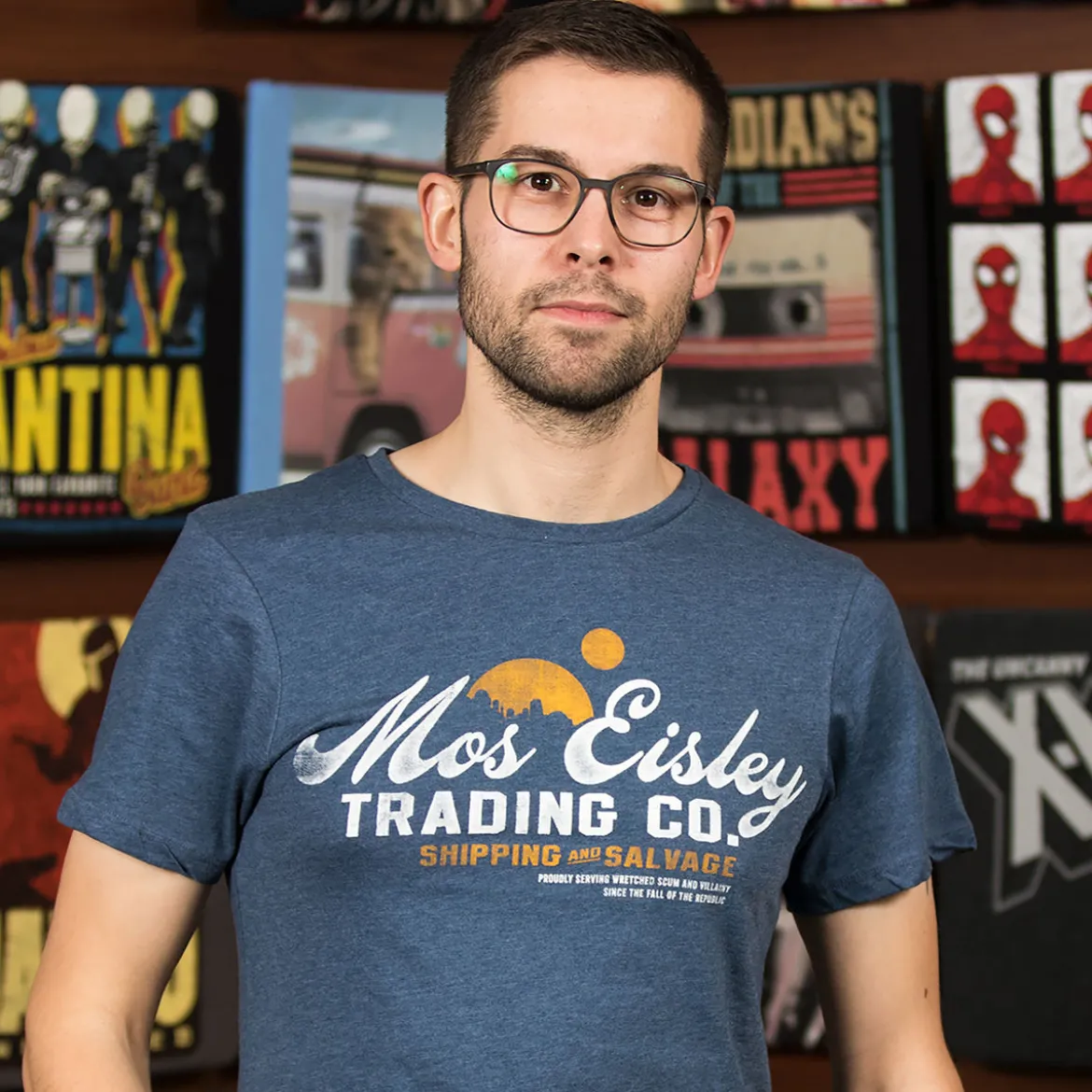Star Wars - Mos Eisley T-Shirt blau