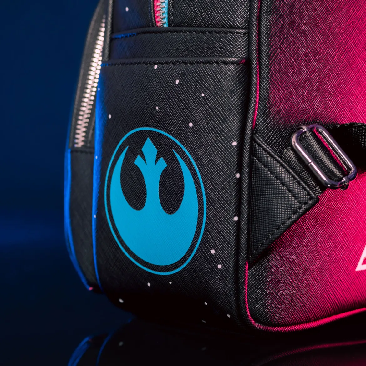 Star Wars - Neon 70er Jahre Rucksack mit Licht