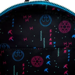 Star Wars - Neon 70er Jahre Rucksack mit Licht