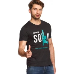 Star Wars - Never Go Solo T-Shirt grau