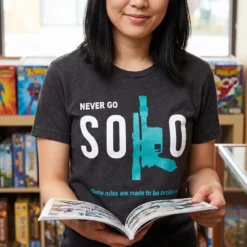 Star Wars - Never Go Solo T-Shirt grau