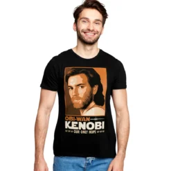 Star Wars - Obi Wan Kenobi Our Only Hope T-Shirt schwarz