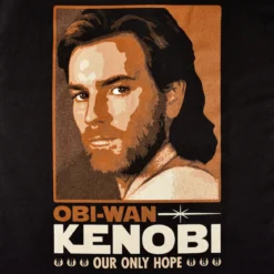 Star Wars - Obi Wan Kenobi Our Only Hope T-Shirt schwarz