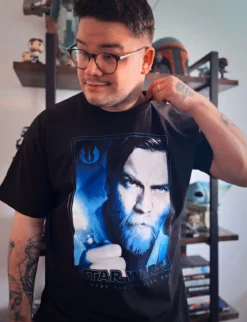 Star Wars - Obi-Wan Kenobi Poster T-Shirt schwarz