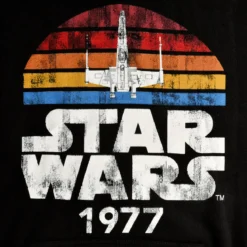 Star Wars of 1977 Retro Hoodie schwarz