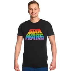 Star Wars - Pride Logo T-Shirt schwarz