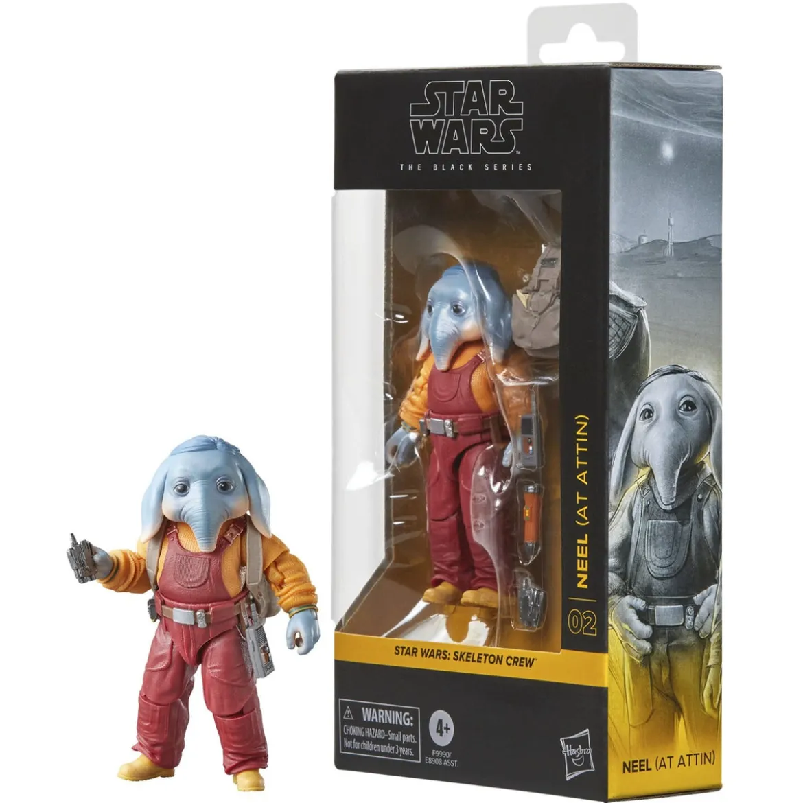 Star Wars: Skeleton Crew Black Series Actionfigur Neel (At Attin) 15 cm