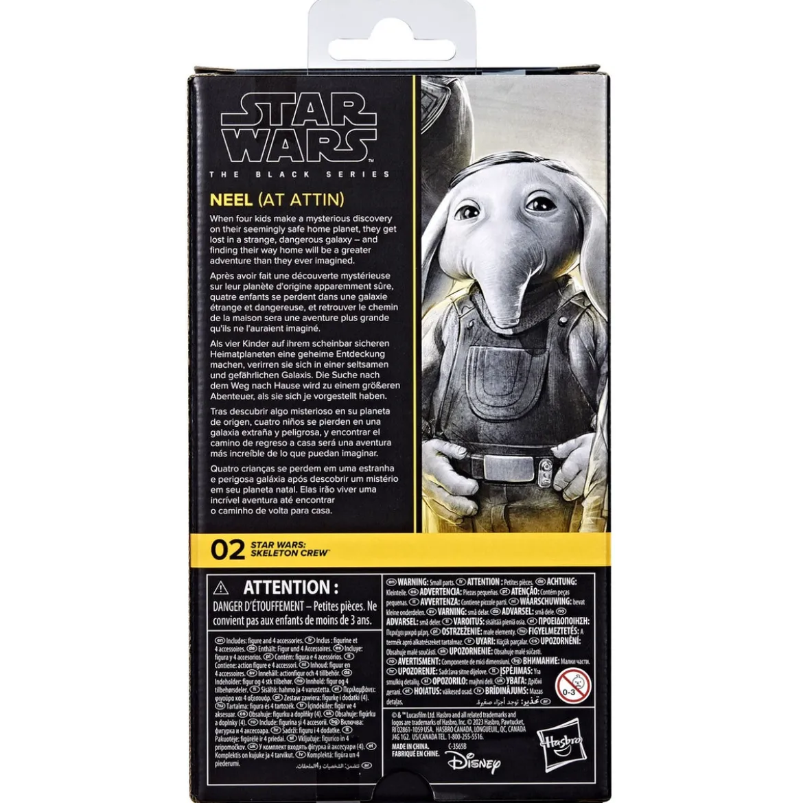 Star Wars: Skeleton Crew Black Series Actionfigur Neel (At Attin) 15 cm