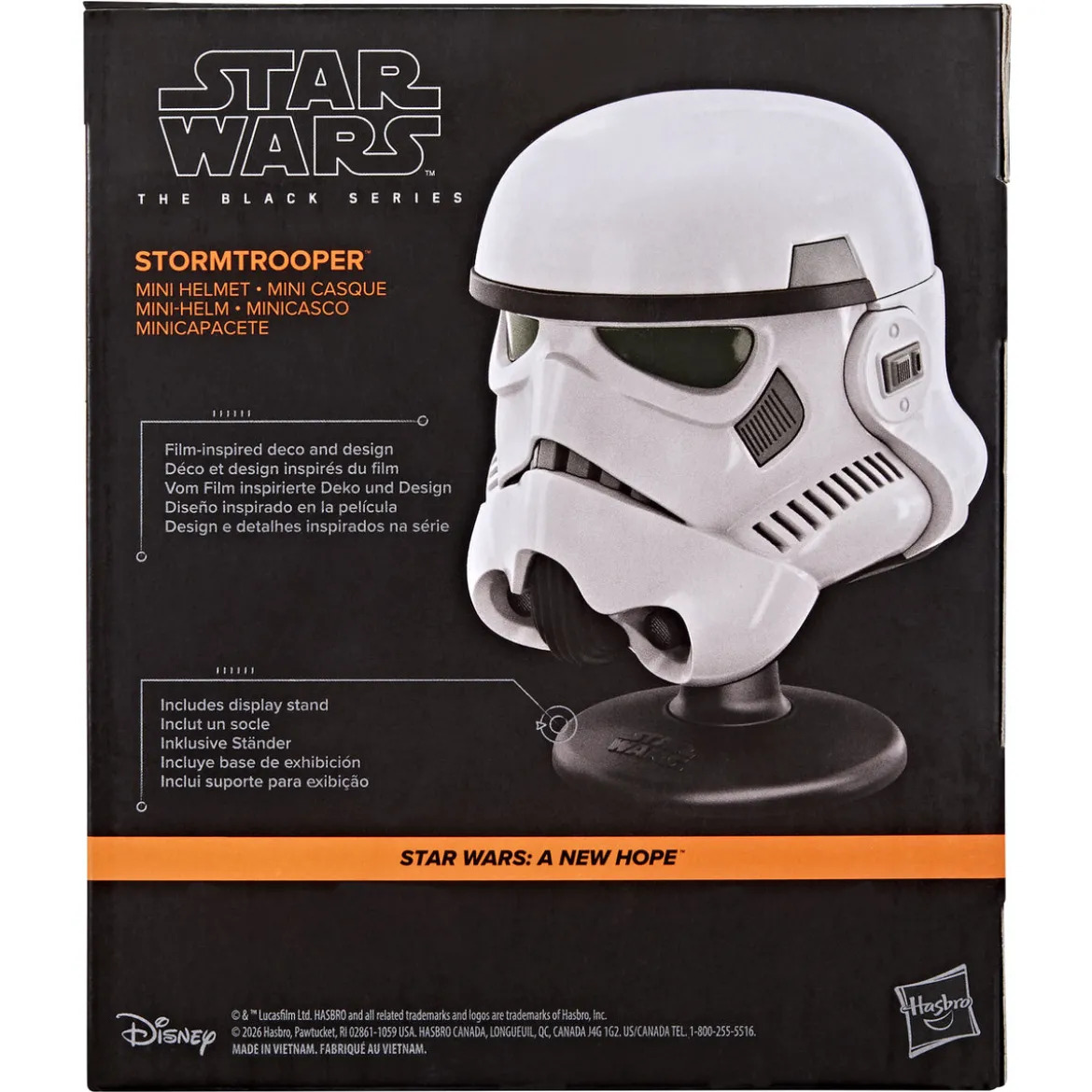 Star Wars - Stormtrooper Mini Helm Replik auf Base