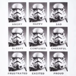 Star Wars - Stormtrooper Multiface T-Shirt weiß