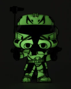 Star Wars The Clone Wars - Captain Rex Glow in the Dark Funko Pop Pin 10 cm