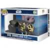 Star Wars: The Mandalorian and Grogu POP! Rides Deluxe Vinyl Wackelkopf-Figur Zeb Orrelios in the Razor Crest 9 cm
