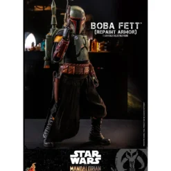 Star Wars: The Mandalorian - Boba Fett Actionfigur 1:6 Repaint Armor Special Edition