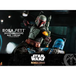 Star Wars: The Mandalorian - Boba Fett Actionfigur 1:6 Repaint Armor and Throne Special Edition
