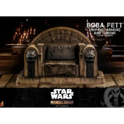 Star Wars: The Mandalorian - Boba Fett Actionfigur 1:6 Repaint Armor and Throne Special Edition