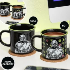 Star Wars: The Mandalorian Tasse mit Thermoeffekt