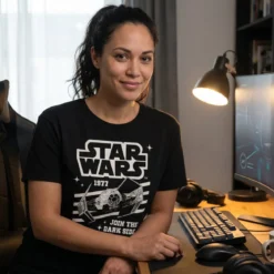 Star Wars - TIE Fighter T-Shirt schwarz