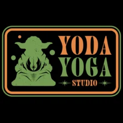 Star Wars - Yoda Yoga Studio T-Shirt schwarz