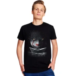 Stephen Kings ES - Pennywise Papierboot T-Shirt schwarz