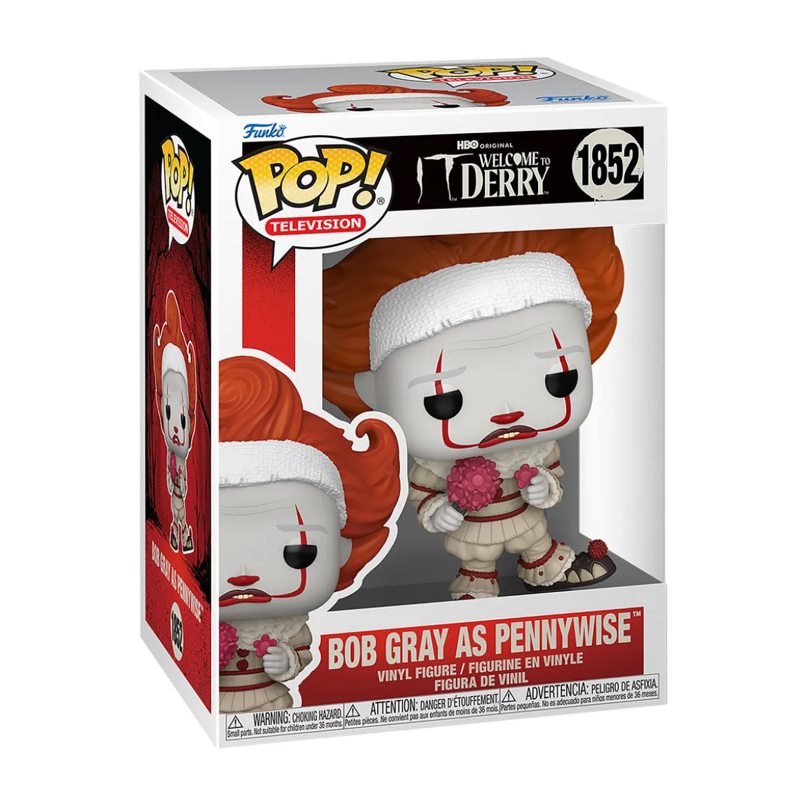 Stephen Kings ES: Willkommen in Derry - Bob Gray als Pennywise Funko Pop Figur