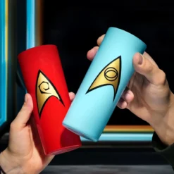Sternenflottenabzeichen Gläser 5er Set - Star Trek