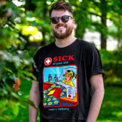 Steven Rhodes - Sick Of Your Shit T-Shirt schwarz
