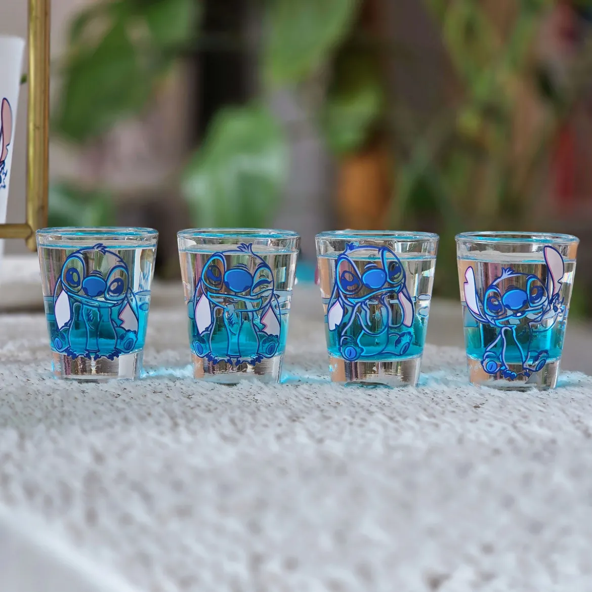 Stitch Aloha Gläser 4er Set - Lilo & Stitch