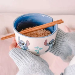 Stitch Aloha Ramen Schale mit Ess-Stäbchen - Lilo & Stitch