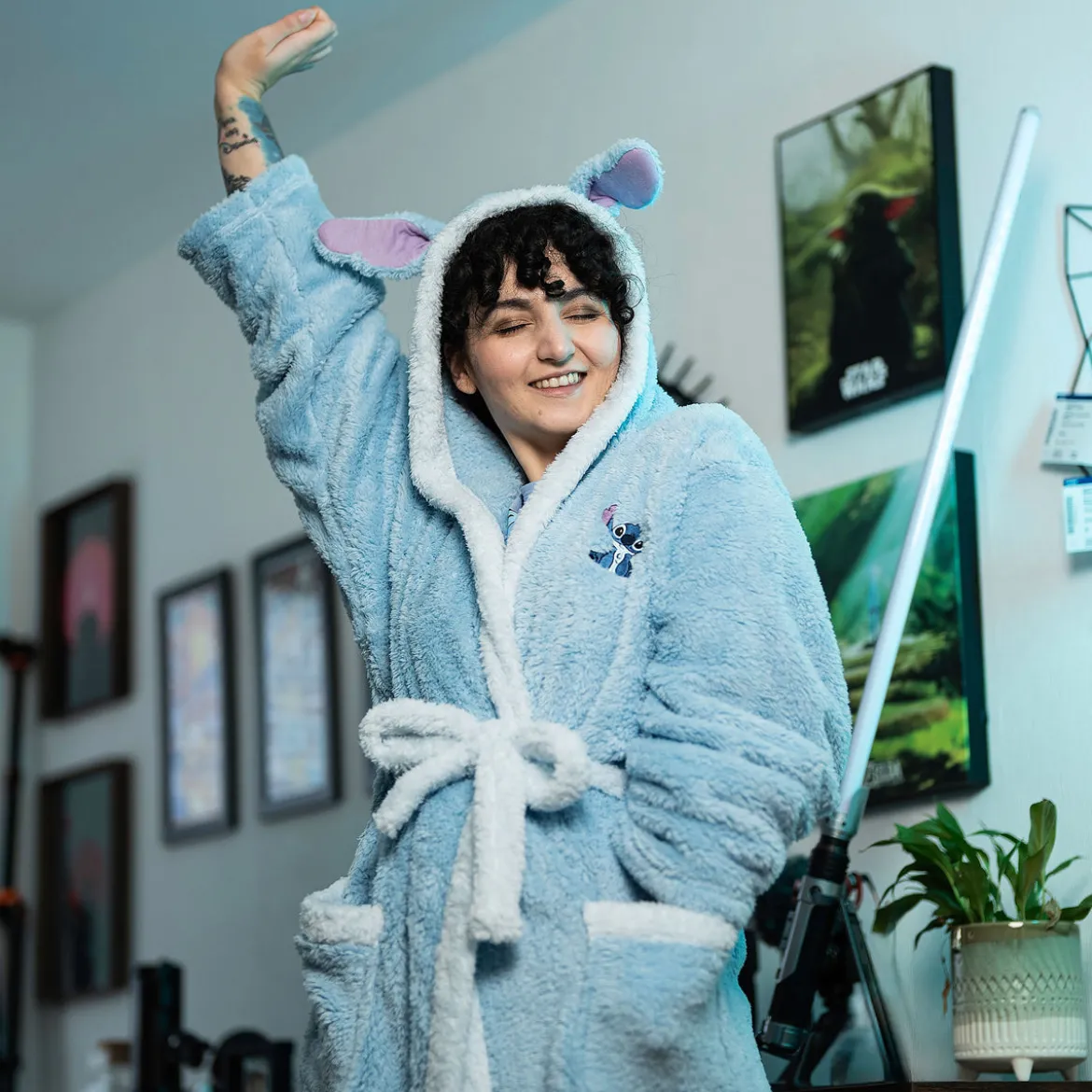 Stitch Bademantel - Lilo & Stitch