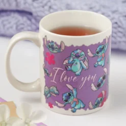 Stitch I Love You Thermoeffekt Tasse - Lilo & Stitch