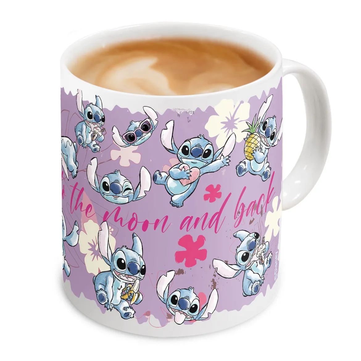 Stitch I Love You Thermoeffekt Tasse - Lilo & Stitch