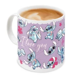 Stitch I Love You Thermoeffekt Tasse - Lilo & Stitch