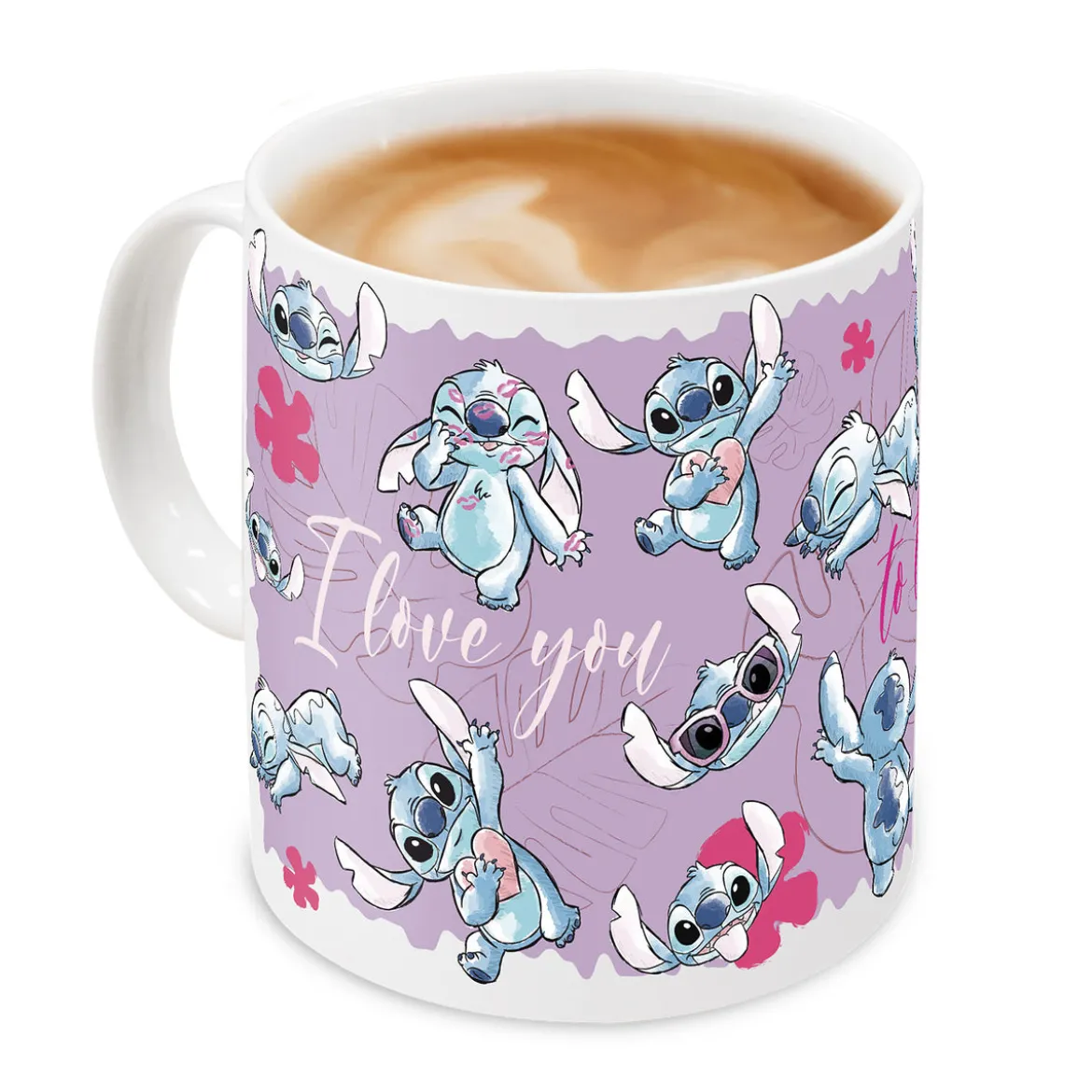 Stitch I Love You Thermoeffekt Tasse - Lilo & Stitch