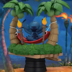 Stitch in Hängematte D-Stage Diorama - Lilo & Stitch